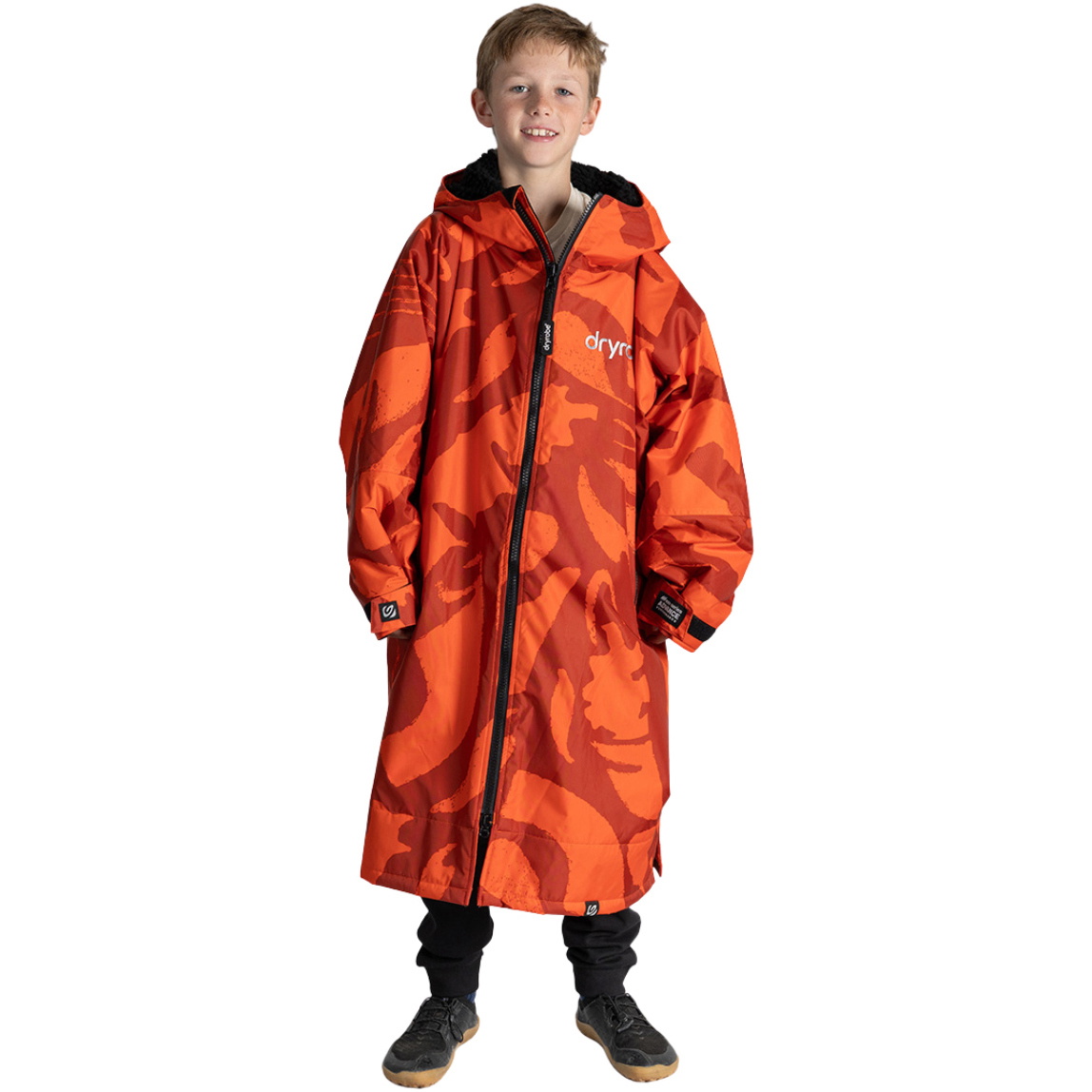 2026 Dryrobe Advance Junior Long Sleeve Changing Robe V3KSLSDA - Mosaic Palm